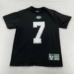 NFL Team Apparel New York Jets 7 T-Shirt Black Men's Size Large